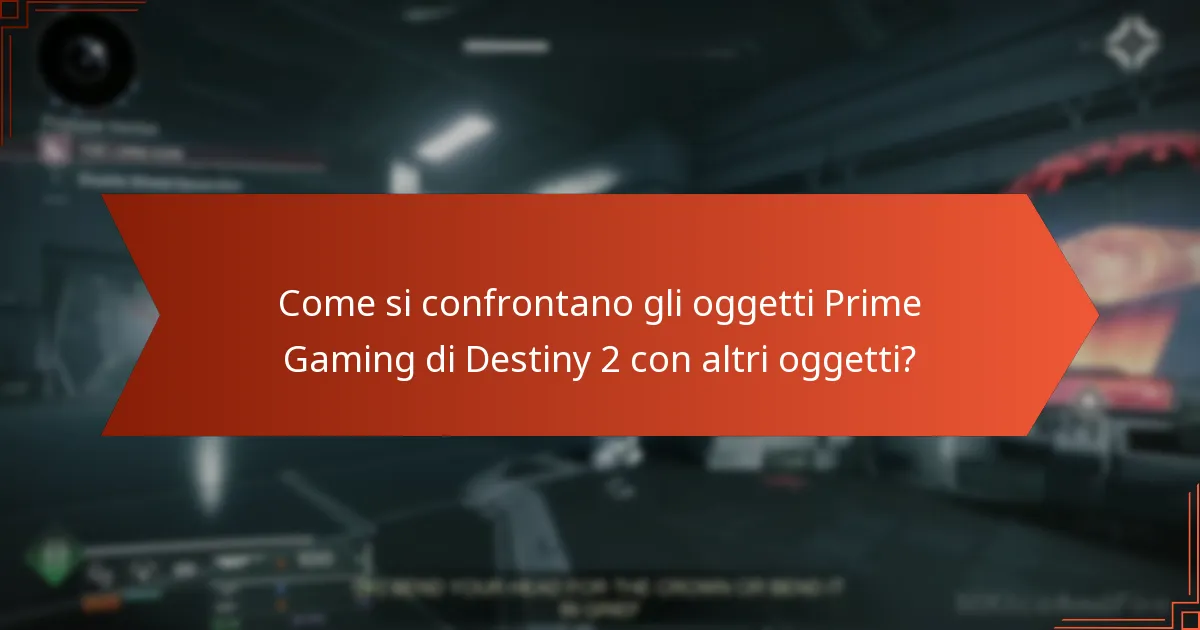 Quando sono disponibili gli oggetti Prime Gaming di Destiny 2?